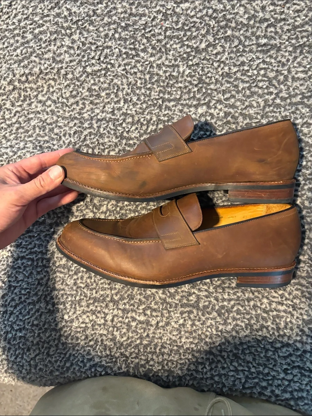 Beckett Simonon Men’s Size 13 Brown Leather Loafers Very Good Condition!